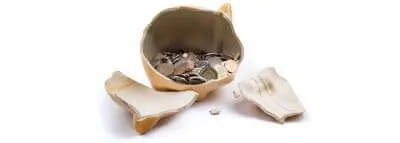 tirelire-cochon-cassée tirelire-cochon-cassée